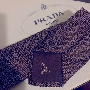 Prada men’s skinny necktie